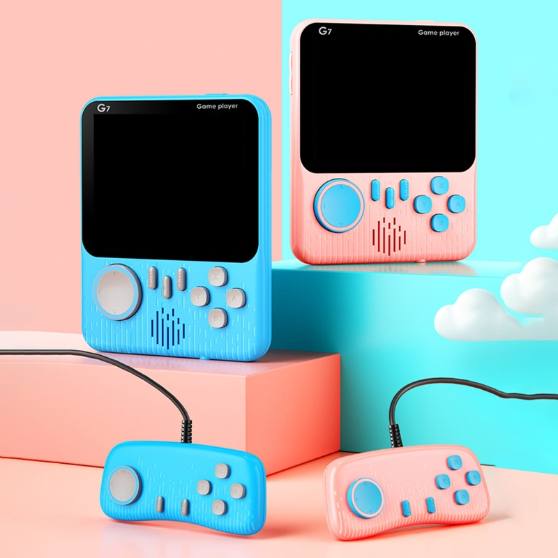 Máy Chơi Game Cầm Tay Màn Hình 3.5inch Tích Hợp 666 Trò Chơi G7 Và Phụ Kiện