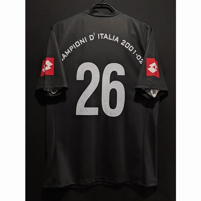 Áo Thun Bóng Đá Phong Cách Đội Juventus Mùa Giải 2001 / 2002