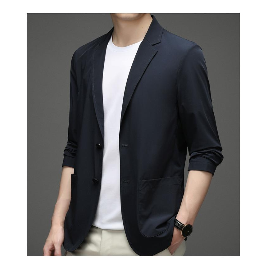 Áo Khoác Chống Nắng Bằng Lụa Siêu Mỏng Thời Trang Xuân Thu Cho Nam