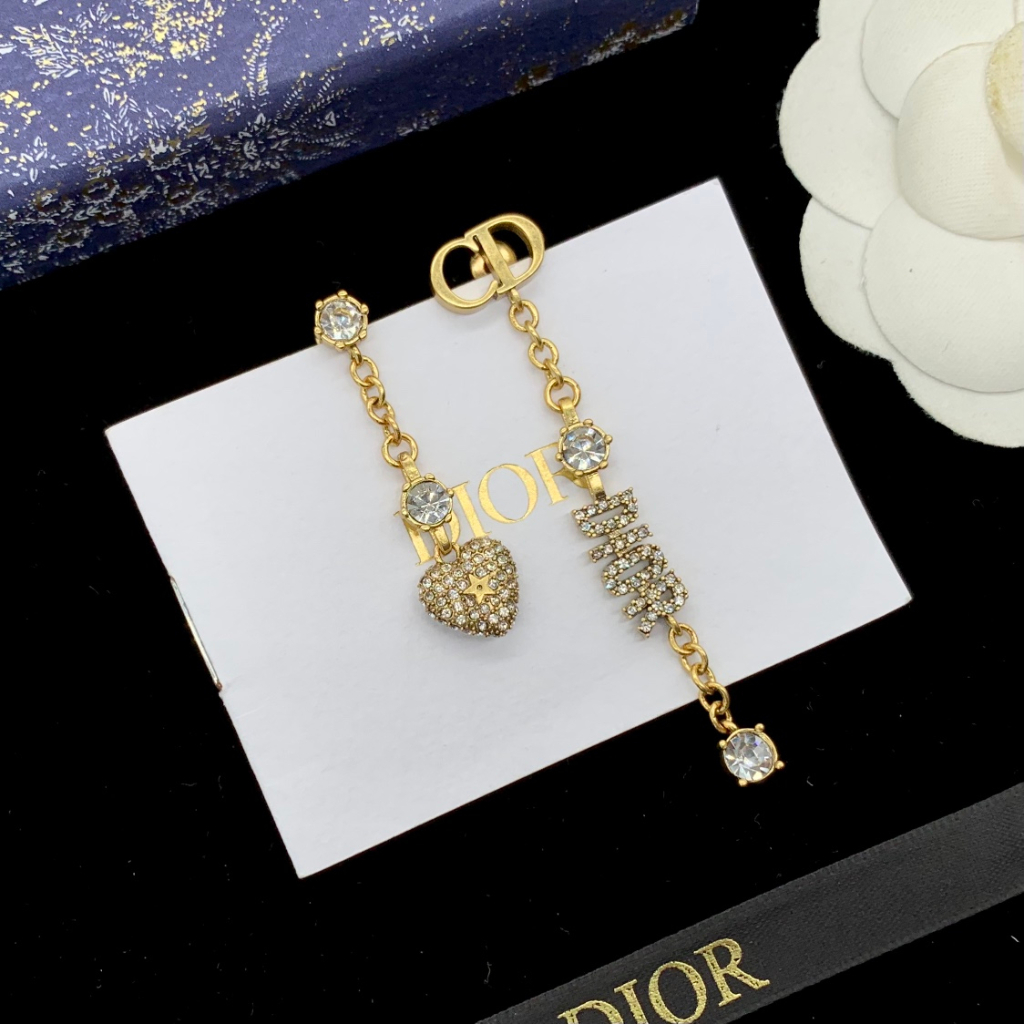 Khuyên Tai Không Đối Xứng Hình Ngôi Sao CD Phong Cách Vintage Mới Cho Nữ