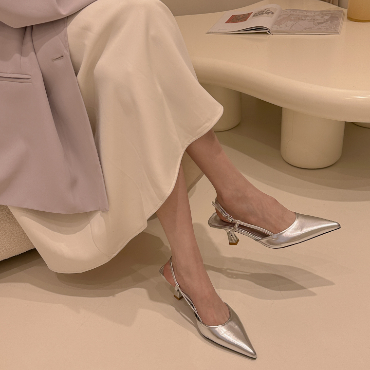 Giày Cao Gót Mũi Nhọn Thời Trang Dành Cho Nữ / Size 34-39