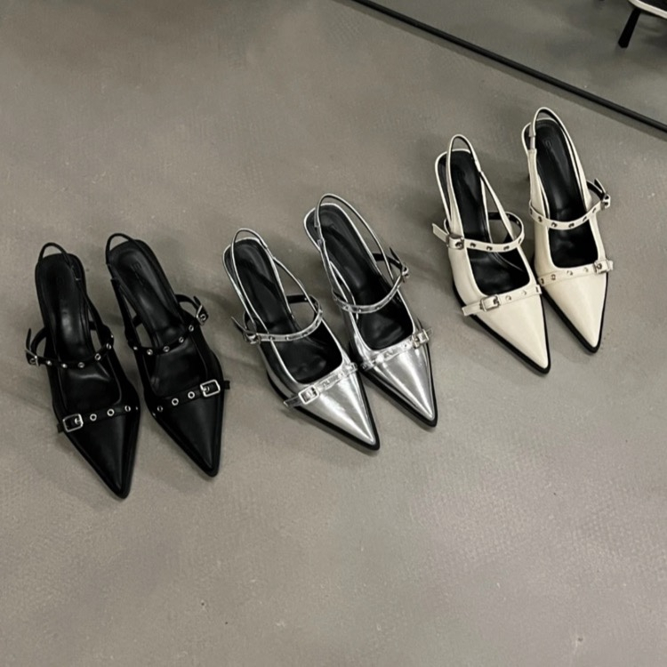 Giày Cao Gót Mũi Nhọn Thời Trang Dành Cho Nữ / Size 35-39