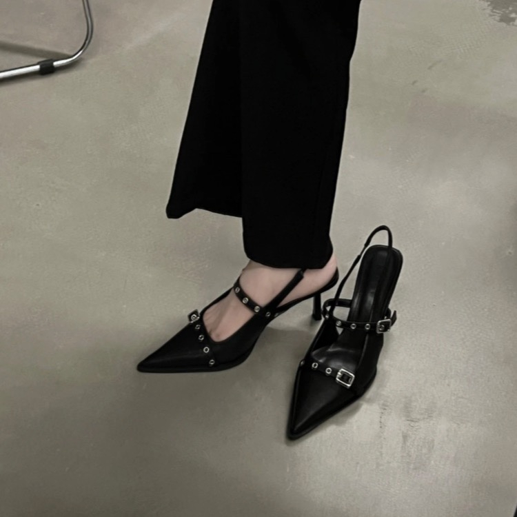 Giày Cao Gót Mũi Nhọn Thời Trang Dành Cho Nữ / Size 35-39