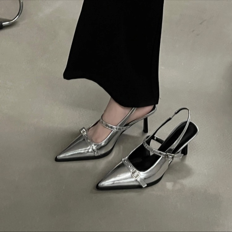 Giày Cao Gót Mũi Nhọn Thời Trang Dành Cho Nữ / Size 35-39