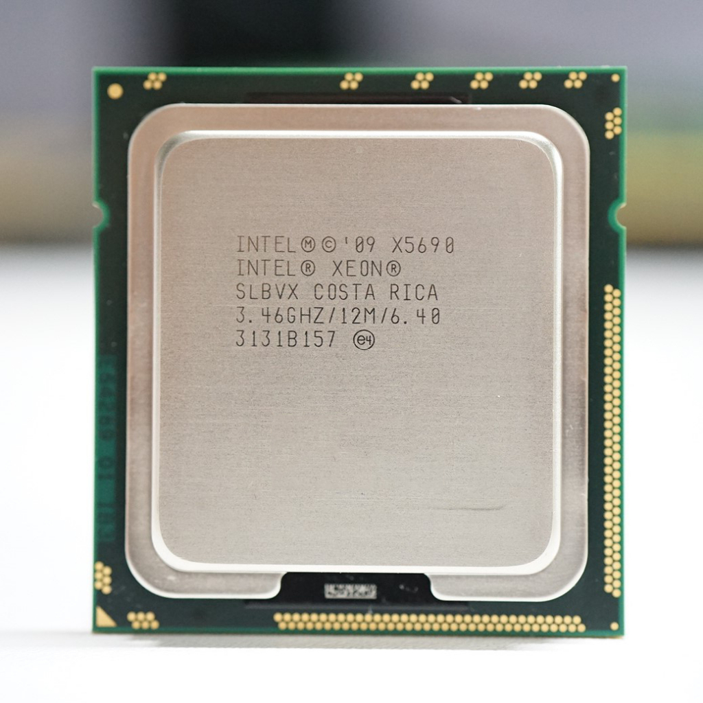 Bảng Mạch Chủ INTEL Xeon X5690 Xeon X5690 X58 1366 pin CPU SLBVX Sáu core 3.46G X5680