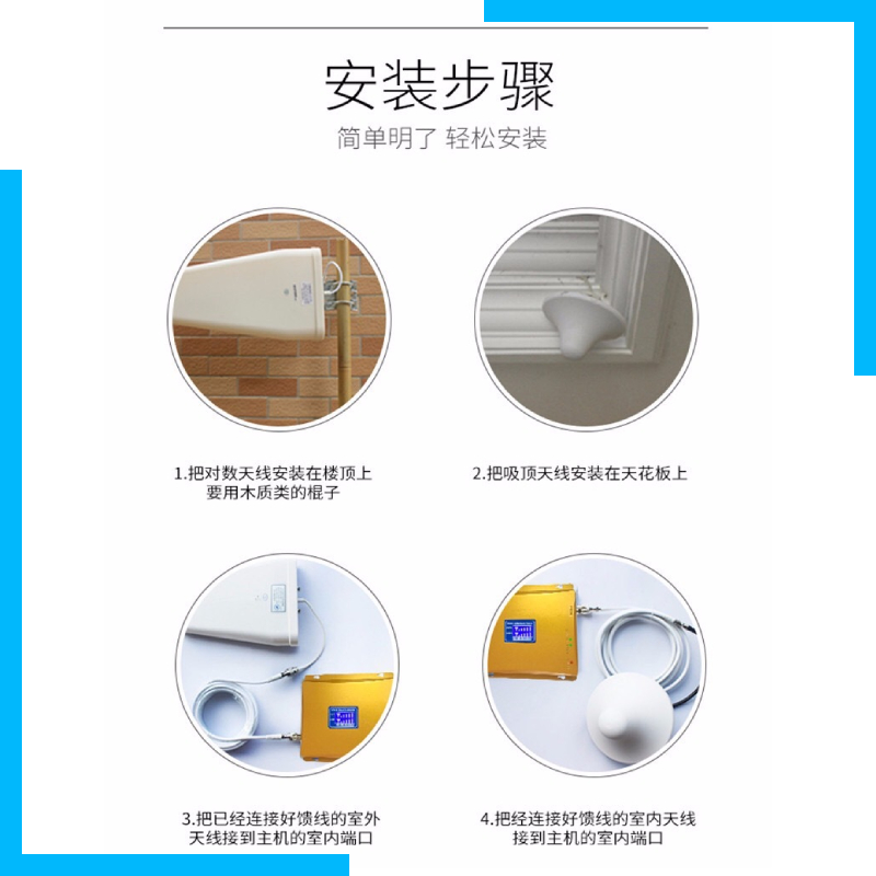 Bộ Khuếch Đại Tín Hiệu Điện Thoại Di Động 2G / 3G / 4G / 5G Chuyên Nghiệp Phù Hợp Cho Unicom / Telecom / Mobile | BigBuy360 - bigbuy360.vn