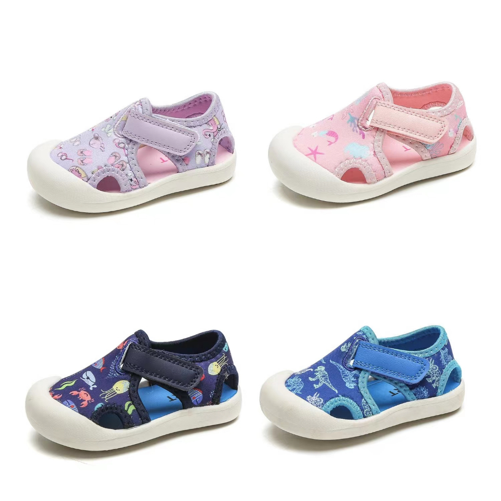 Giày Sandal Đế Mềm Bảo Vệ Ngón Chân Phong Cách Mới 2023 Cho Bé