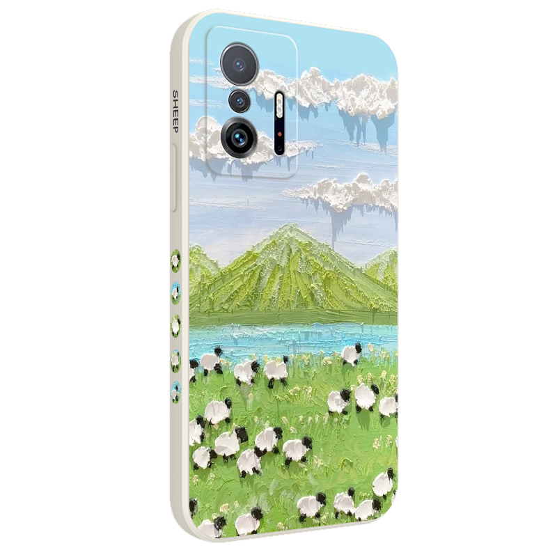 Ốp Điện Thoại Hình Cừu Cho xiaomi mi 13t 12t 11t 10t pro lite mi 9t pro