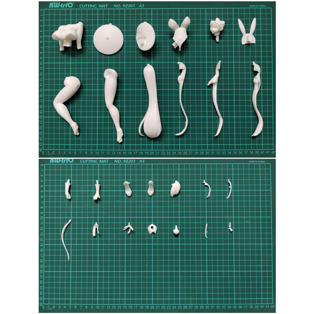 Mô Hình Nhân Vật Cô Gái Ichinose Asuna itinose asena Bằng Nhựa Resin Không Sơn