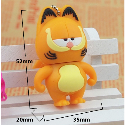 Usb 2.0 1GB 2GB 4GB 8GB 16GB 32GB 64GB 128GB Tốc Độ Cao Hình Mèo Garfield