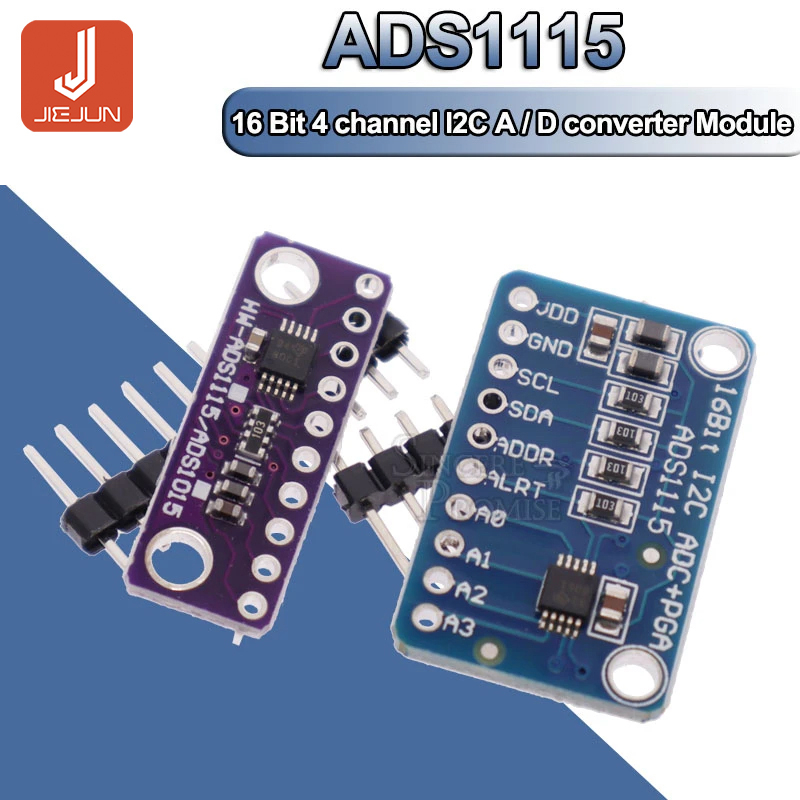 Mô Đun Khuếch Đại Âm Thanh 4 Kênh I2C ADS1115 16 Bit ADC 2.0V Sang 5.5V