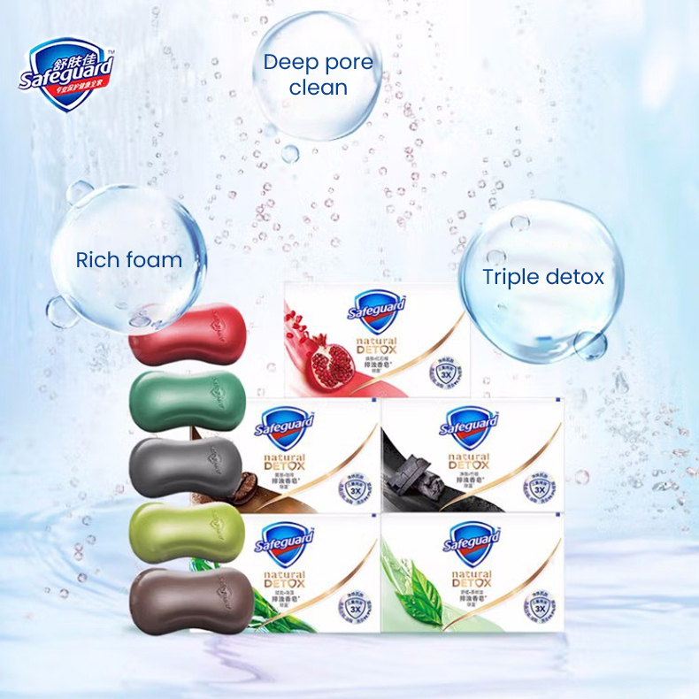 Safeguard Xà Phòng Thải Độc Làm Sạch Sâu Lâu Trôi 108g