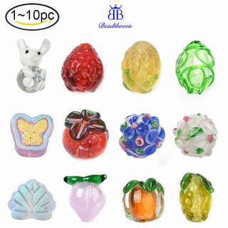 1-10 Hạt Xỏ Lỗ Hình Thỏ Trắng 25~28x18~20x13~14mm: 1mm