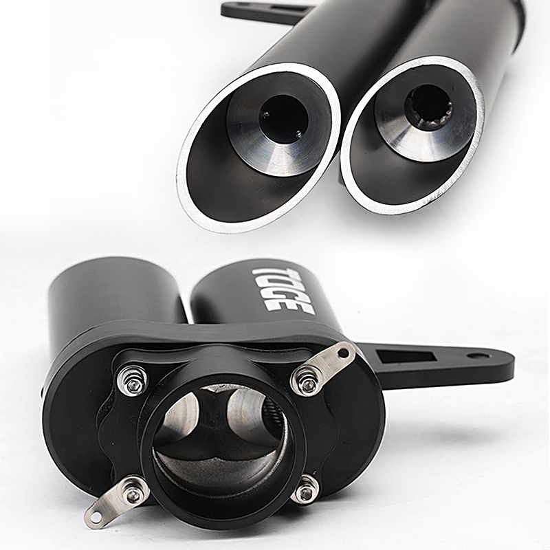 Pô toce hai ống xả.