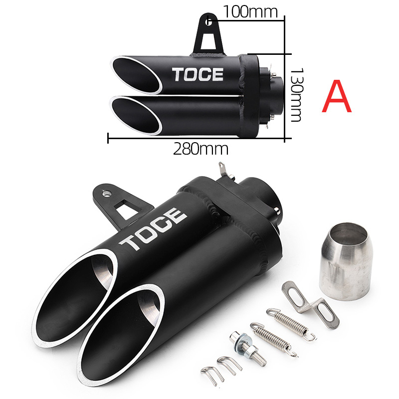 Pô toce hai ống xả.