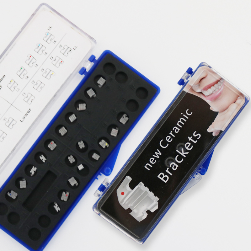 Giá Đỡ Chỉnh Hình Roth / MBT 3Hook 345 Móc Bằng Sứ Orthodontic Ceramic Bracket