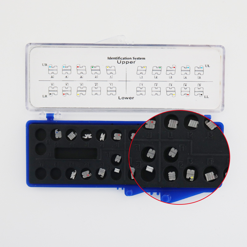 Giá Đỡ Chỉnh Hình Roth / MBT 3Hook 345 Móc Bằng Sứ Orthodontic Ceramic Bracket