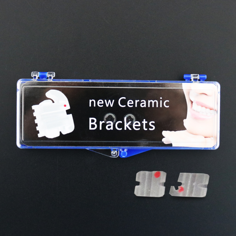 Giá Đỡ Chỉnh Hình Roth / MBT 3Hook 345 Móc Bằng Sứ Orthodontic Ceramic Bracket