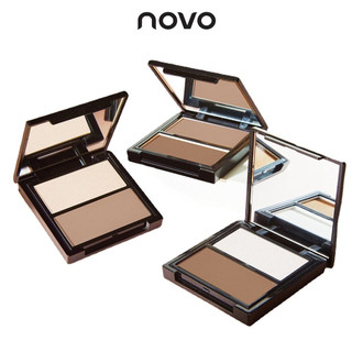 Bảng Phấn Bắt Sáng Novo 2 Màu Chống Thấm Mồ Hôi Trang Điểm Tự Nhiên HHMBM030