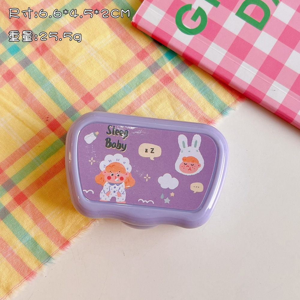 Hộp Đựng Kính Áp Tròng Màu Sắc Ngọt Ngào Phong Cách ins Cho Nữ