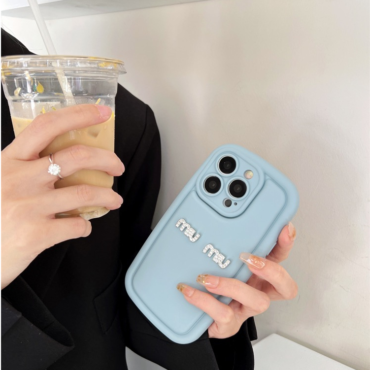 Ốp Điện Thoại tpu Mềm Hình MIUMIU 3D Cho Iphone 14 14 pro max 14 plus 13 pro max 12 pro max 11 pro max XSMAX XR X