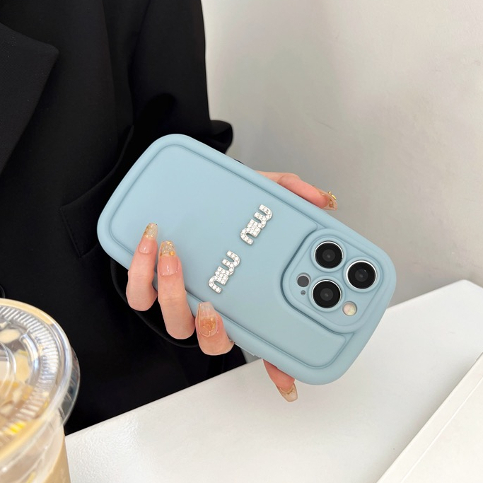 Ốp Điện Thoại tpu Mềm Hình MIUMIU 3D Cho Iphone 14 14 pro max 14 plus 13 pro max 12 pro max 11 pro max XSMAX XR X