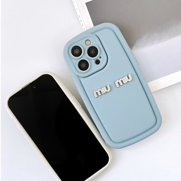 Ốp Điện Thoại tpu Mềm Hình MIUMIU 3D Cho Iphone 14 14 pro max 14 plus 13 pro max 12 pro max 11 pro max XSMAX XR X