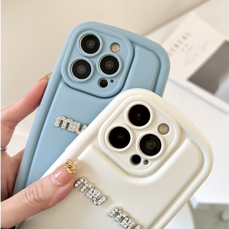 Ốp Điện Thoại tpu Mềm Hình MIUMIU 3D Cho Iphone 14 14 pro max 14 plus 13 pro max 12 pro max 11 pro max XSMAX XR X