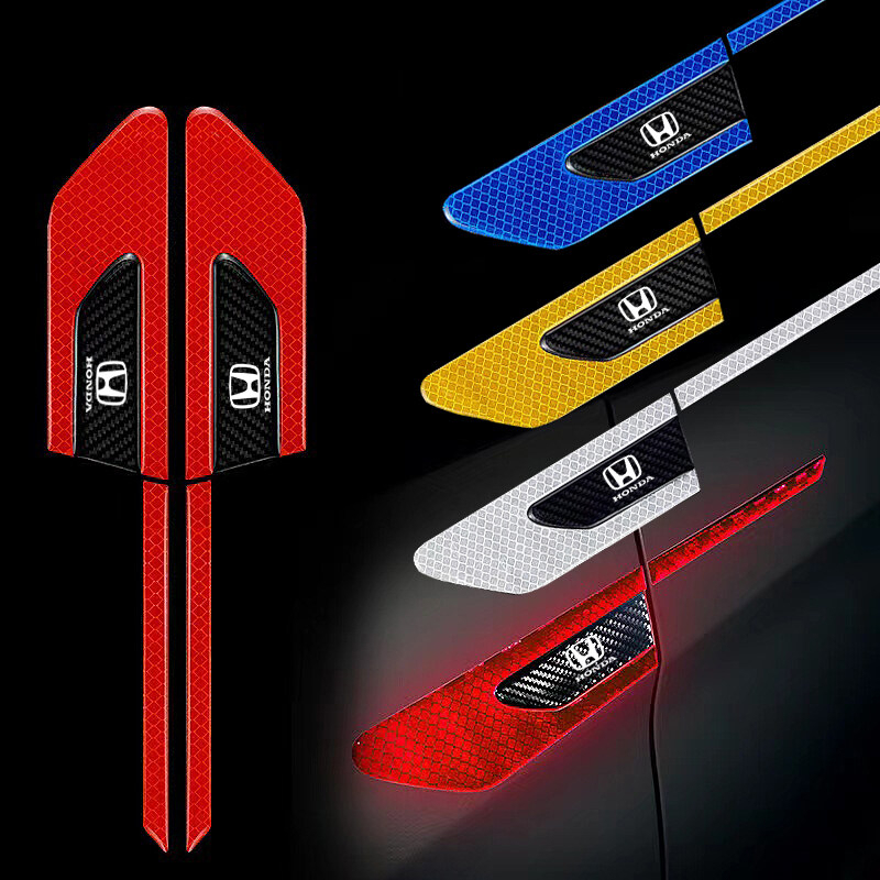 FENDER Bộ 2 Miếng Dán Phản Quang Chống Trầy Cho Bánh Xe Honda City Accord CRV Civic Jazz