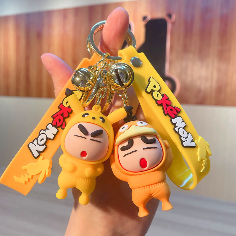 Móc Khóa Xe Hơi Hình Pikachu Dễ Thương