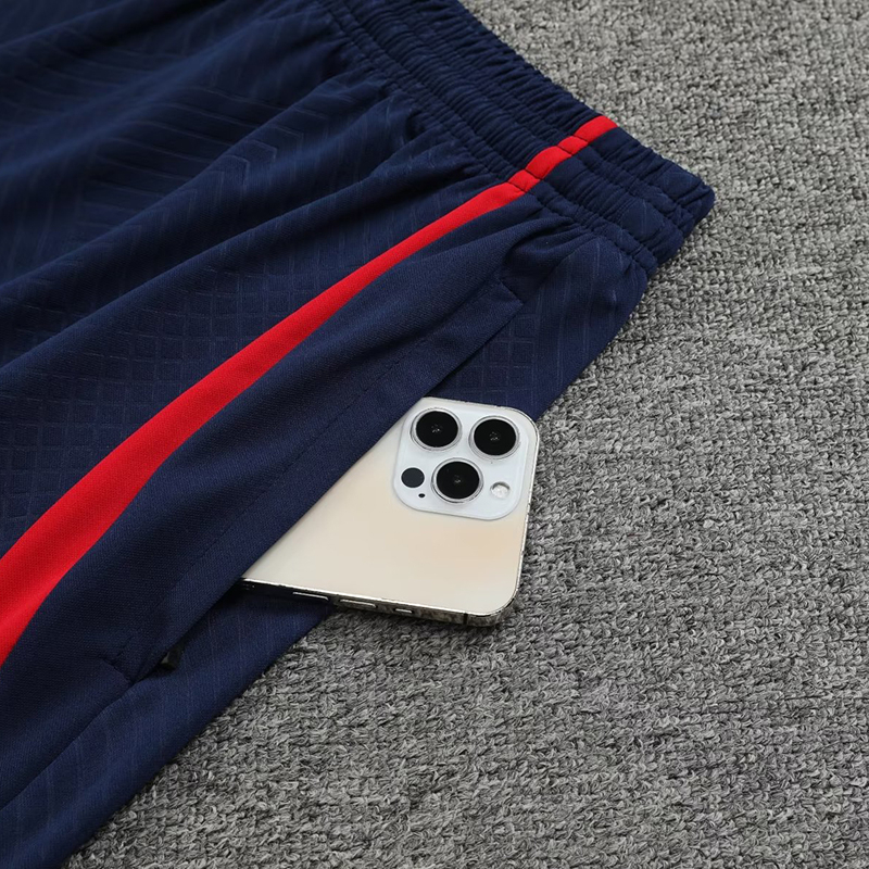 Bộ Quần Áo Bóng Đá Màu Xanh Dương Paris Size S-2XL 2023-24