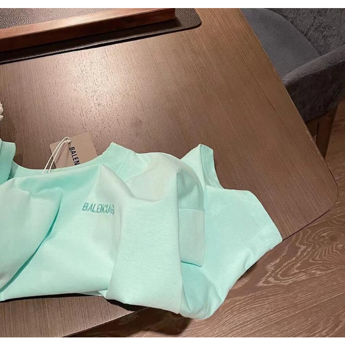 Áo Thun Ngắn Tay oversize Thêu Chữ Mới