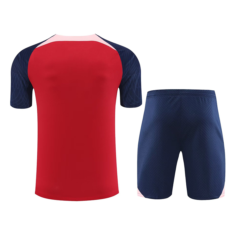 Bộ Đồ Đá Banh Tay Ngắn Màu Đỏ Size S-2XL 2023-24 Atletico Madrid