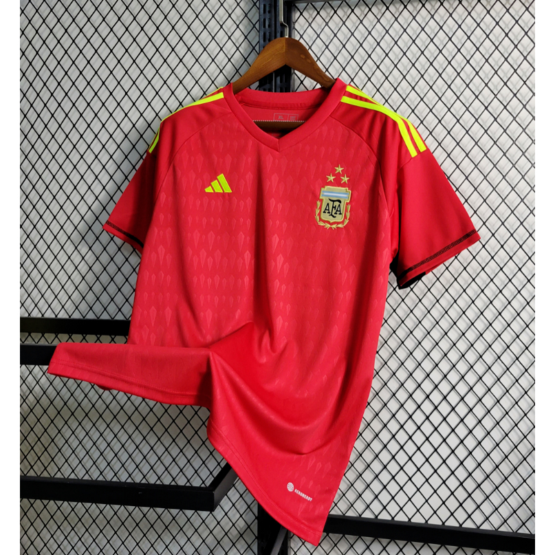 Áo Thun Bóng Đá Sân Khách Đội Argentine  Size S-2XL * Có Sẵn & Tùy Chỉnh *