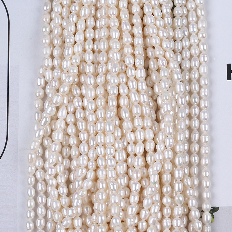 Chuỗi Hạt Ngọc Trai Tự Nhiên 5-6mm 100% Chính Hãng Dùng Làm Trang Sức Thủ Công