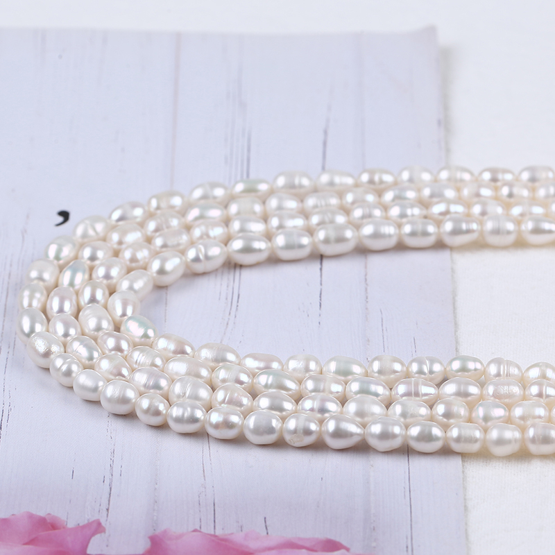 Chuỗi Hạt Ngọc Trai Tự Nhiên 5-6mm 100% Chính Hãng Dùng Làm Trang Sức Thủ Công
