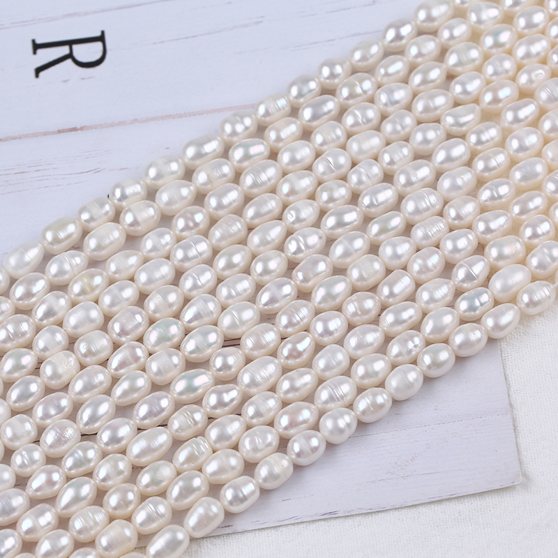 Chuỗi Hạt Ngọc Trai Tự Nhiên 5-6mm 100% Chính Hãng Dùng Làm Trang Sức Thủ Công