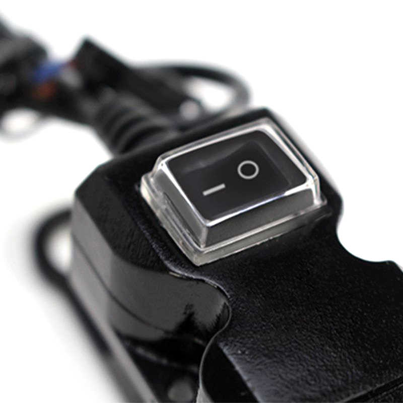 Ổ Cắm Sạc Điện USB Kép 12V Chống Nước Có Công Tắc Và Giá Gắn Tay Lái Cho Xe Máy