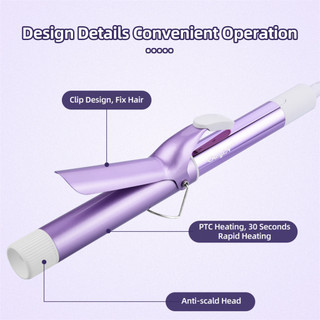 Máy Uốn Tóc 5 Tốc Độ 25mm 32mm PTC HB001Z