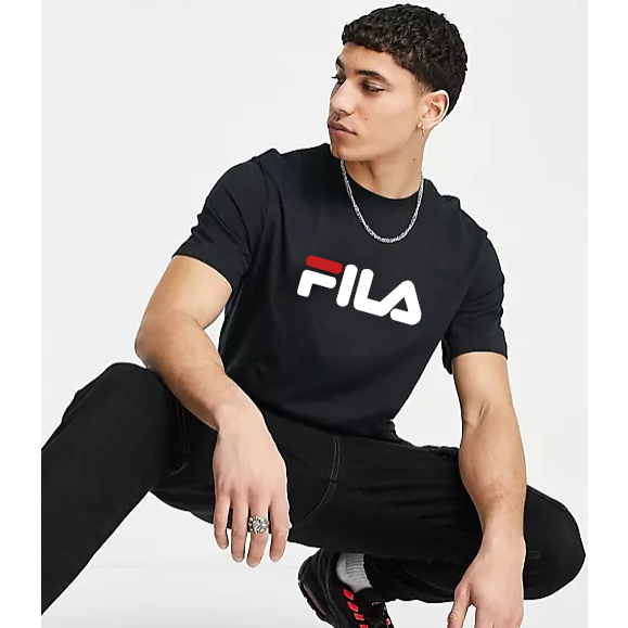 Áo Thun Cotton Thoáng Khí In Logo FILA Đơn Giản Thời Trang Unisex