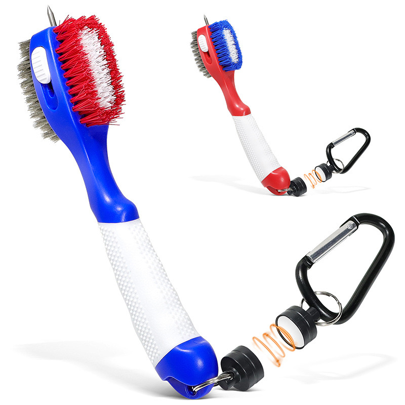Bàn Chải Sợi Nylon Hai Mặt Với Khóa Nam Châm Cao Cấp Phong Cách Mới Dùng Làm Sạch Gậy