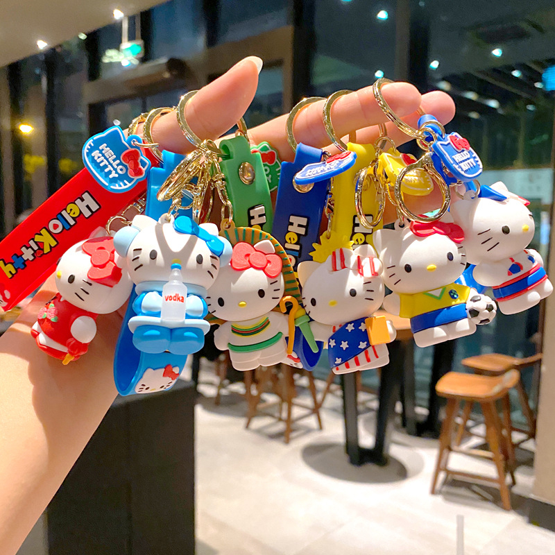 Móc Khóa Hình Mèo Hello Kitty Dễ Thương