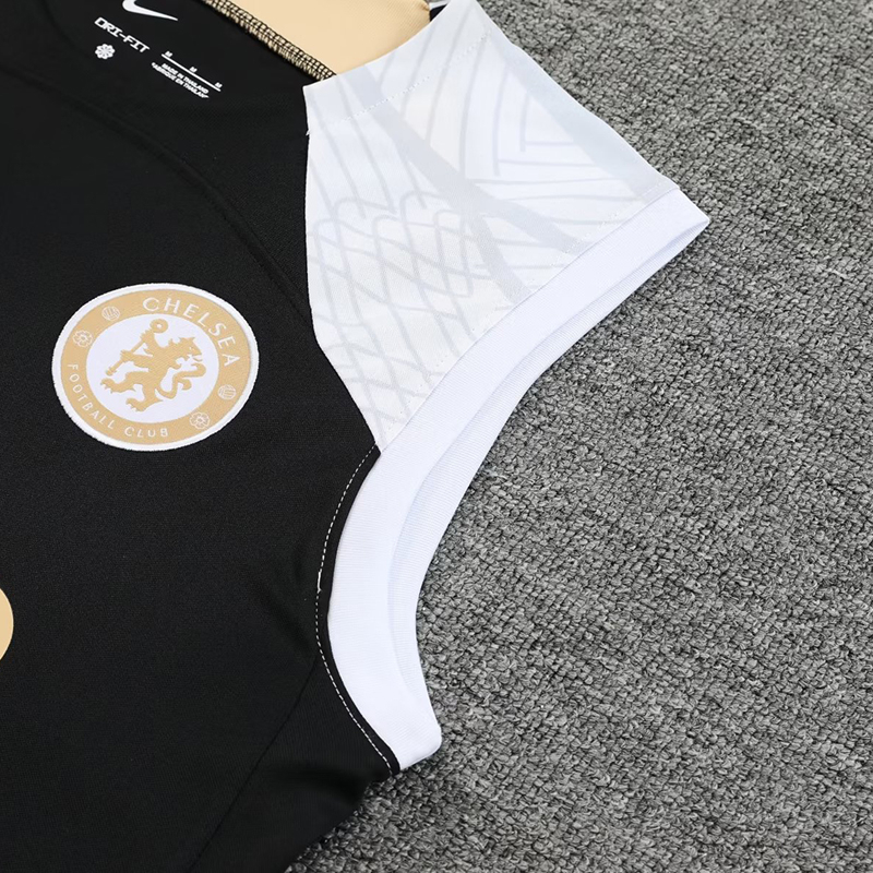 Bộ Quần Áo Bóng Đá Màu Đen Size S-2XL 2023-24