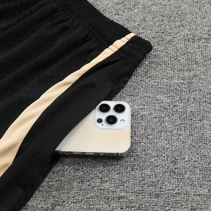 Bộ Quần Áo Bóng Đá Màu Đen Size S-2XL 2023-24