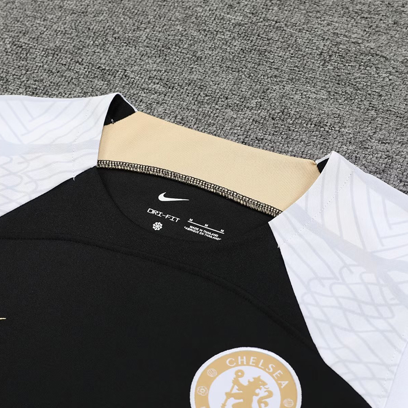 Bộ Quần Áo Bóng Đá Màu Đen Size S-2XL 2023-24