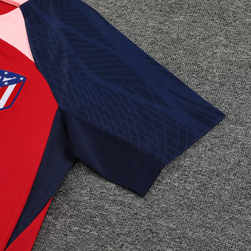 Bộ Đồ Đá Banh Tay Ngắn Màu Đỏ Size S-2XL 2023-24 Atletico Madrid