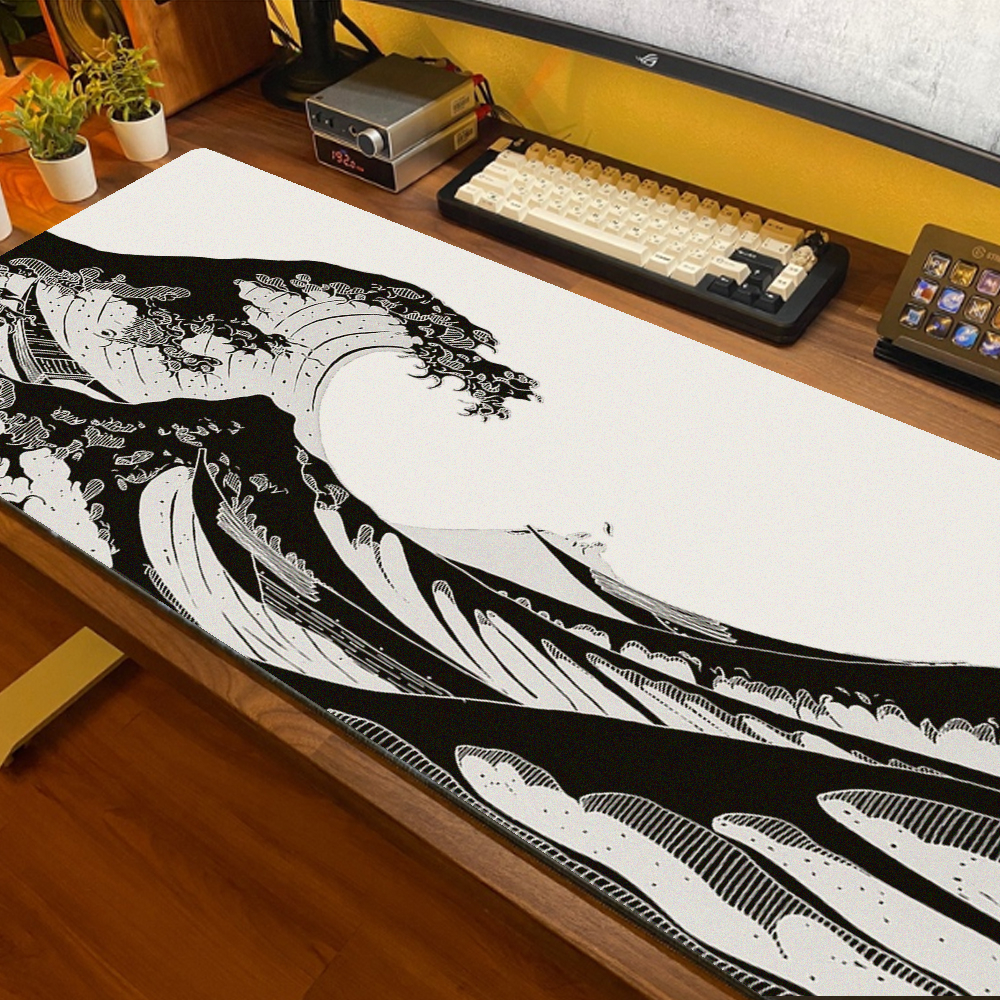 Tấm Lót Chuột Và Bàn Phím Cỡ Lớn Bằng Cao Su Tự Nhiên Dày Dặn Hình One Piece 02