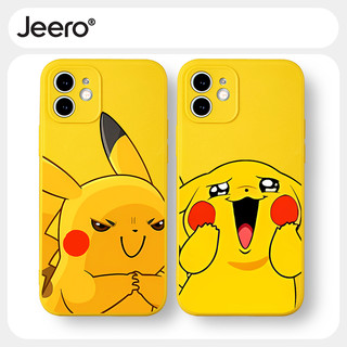 Ốp lưng JEERO mềm dễ thương đẹp độc lạ anime Cho iPhone 14 13 12 11 Pro Max SE 2020 X XR XS 8 7 ip 6S 6 Plus kute HFF2931