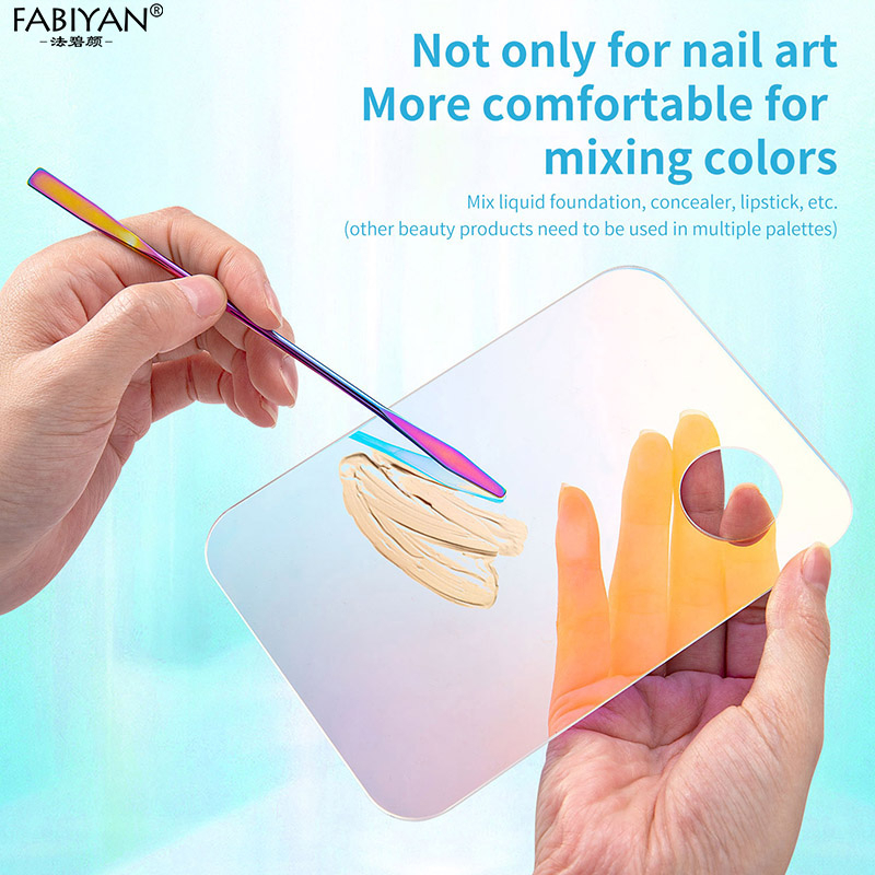 Bảng Acrylic Trộn Màu Trang Điểm / Tán Kem Nền Đa Năng FABIYAN