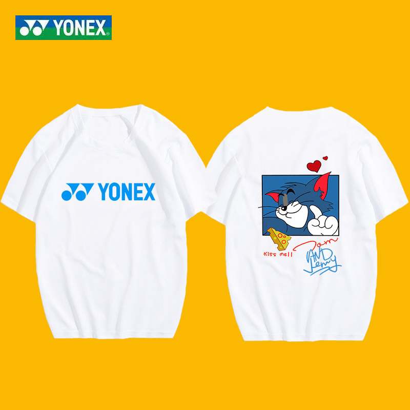 Áo Thun Cầu Lông Yonex Tay Ngắn Dáng Rộng Thấm Hút Mồ Hôi Nhanh Khô Cho Nam Và Nữ